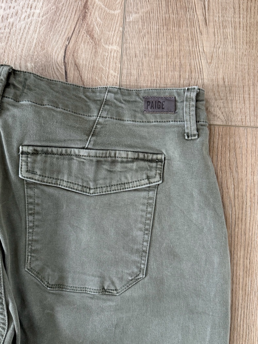 MAYSLIE Women’s Olive Green Jogger Pants – Size 33 - Picture 10 of 15